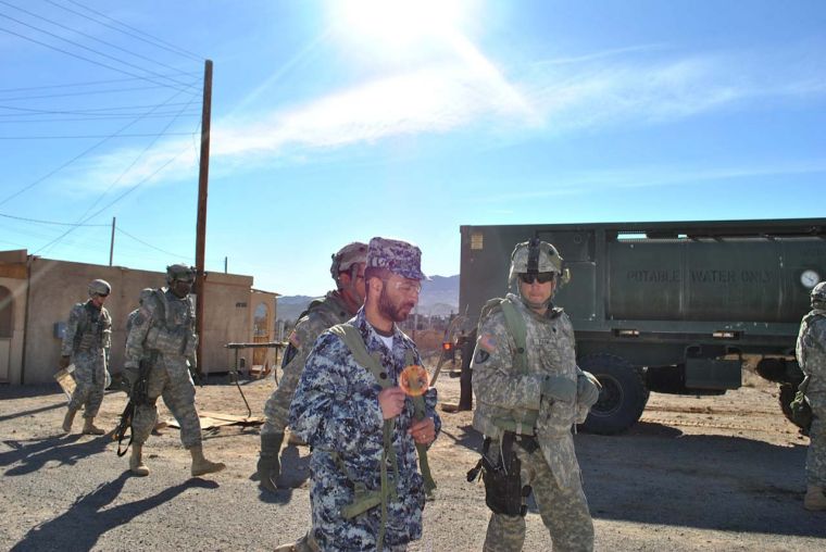 Greywolf soldiers at National Training Center